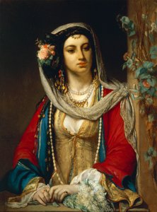 Jüdische Frau aus Kairo von Jean Francois Portaels