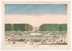 Ansicht der Vauxhall Gardens in London