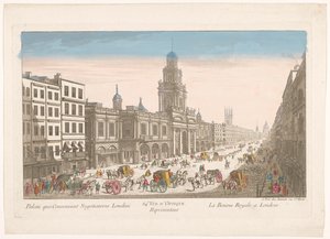 Ansicht der Royal Exchange in London von Jean François Daumont