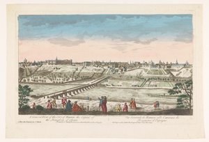 Ansicht der Stadt Madrid von Jean François Daumont
