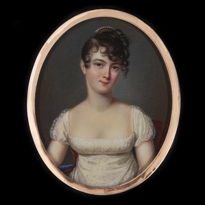 Porträt von Madame Récamier, geborene Julie Bernard 1777-1849, ca. 1805 von Jean François Gérard Fontallard