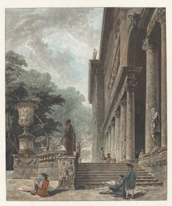 Kolonnade und Gärten des Palazzo Medici