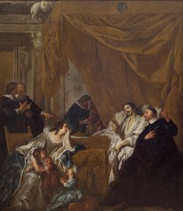 St. Vincent de Paul am Sterbebett von Ludwig XIII.