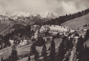 Grand Hotel, Rigi Kaltbad, an der Zahnradbahn Vitznau Rigi Kulm gelegen
