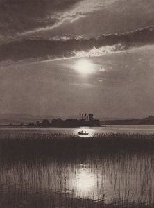 Schweiz: Der Zürichsee, Abend von Jean Gaberell
