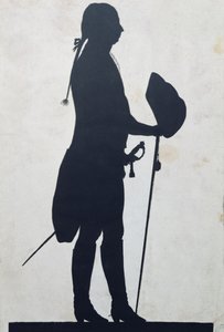 Silhouette eines Mannes