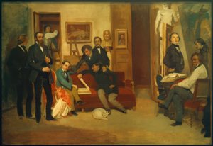 Atelier des Künstlers von Jean Francois Gigoux