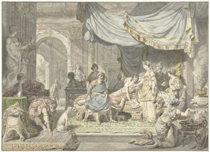 Antiochus versucht seine Liebe zu seiner Mutter Stratonice zu verbergen