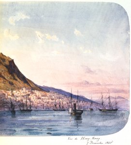 Ansicht von Hongkong, 7. Dezember 1865