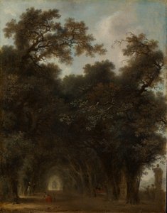 Eine schattige Allee, ca. 1775