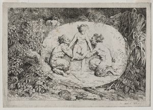 Bacchanalien von Jean Honore Fragonard