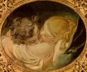 Der Kuss von Jean Honore Fragonard