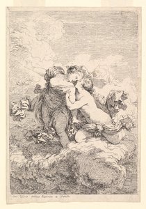 Mythologische Szene, möglicherweise Diana verführt Callisto, ca. 1764 von Jean Honore Fragonard