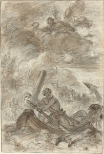 Orlando tötet den Orc mit einem Anker von Jean Honore Fragonard