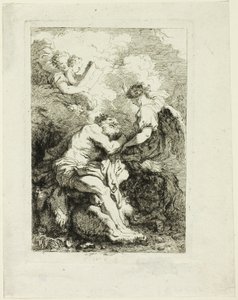Der heilige Hieronymus von Jean Honore Fragonard