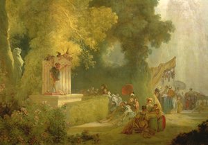 Das Fest in Saint-Cloud, Detail (Puppenspiel)