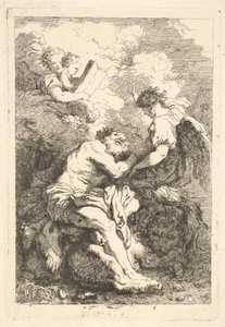 Die Vision des Heiligen Hieronymus, ca. 1761-65 von Jean Honore Fragonard