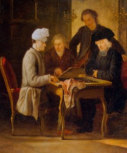 Voltaire an einem Schachtisch, zwischen 1750 und 1775