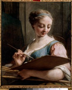 Allegorie der Malerei von Jean II Restout