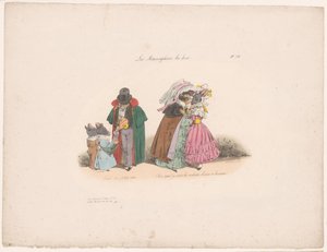 Katzen verhalten sich freundlich gegenüber Mäusen von Jean Ignace Isidore Gérard Grandville