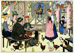 Mein Dorf, die, die nicht vergessen: Deutsche Touristen von Jean Jacques (1873 1951) Waltz