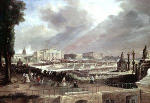 Proklamation der Zweiten Französischen Republik, Place de la Concorde, 24. Februar