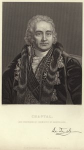 Porträt von Jean-Antoine Chaptal von Jean Jacques Francois Monanteuil