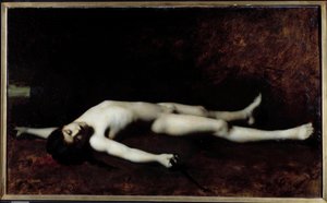 Französische Revolution: Der Tod des Trommlers Joseph Bara (1779-1793) von Jean Jacques Henner