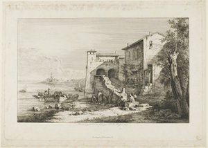 Altes Zollhaus am Tiber von Jean Jacques de Boissieu
