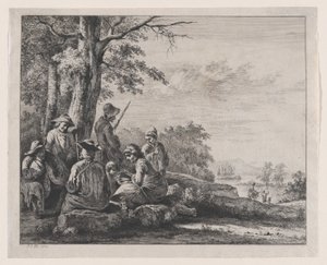 Rastende Bauern, 1803 von Jean Jacques de Boissieu