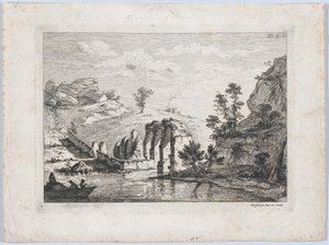 Ruinen eines Aquädukts, 1763 von Jean Jacques de Boissieu