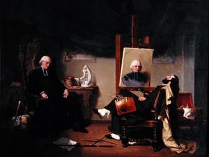 Der Maler und sein Modell von Jean Jalabert