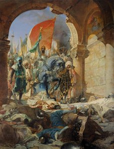 Einzug der Türken von Mohammed II. in Konstantinopel, 29. Mai 1453, 1876