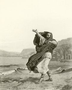 Demosthenes übt Redekunst