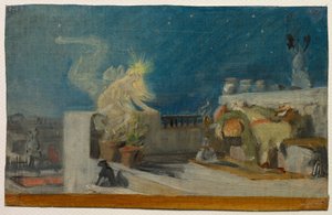 Skizze für "Der orientalische Traum" von Jean Jules Antoine Lecomte du Nouy