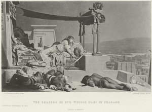 Die Überbringer der schlechten Nachrichten von Pharao getötet von Jean Jules Antoine Lecomte du Nouy