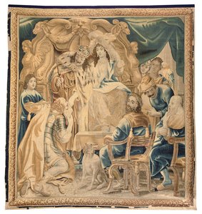 Brüsseler Wandteppich aus einem Satz von sechs, ca. 1650