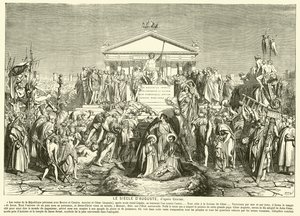 Das Jahrhundert des Augustus (Stich) von Jean Leon (after) Gerome