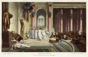 Der Tod Caesars von Jean Leon (after) Gerome