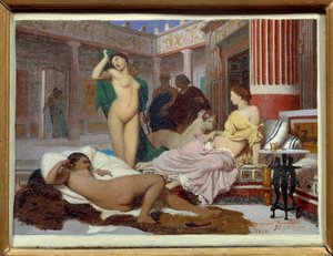 Griechisches Interieur von Jean Leon Gerome