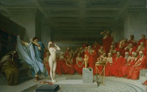 Phryne vor dem Areopag