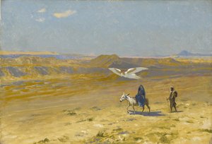 Die Flucht nach Ägypten, 1890er Jahre von Jean Leon Gerome