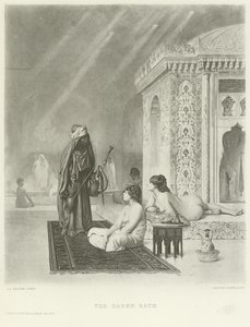 Das Harem-Bad (Gravur) von Jean Leon Gerome