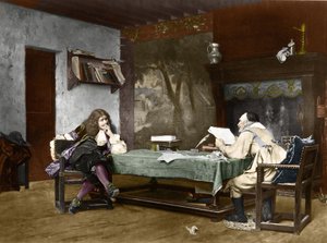 Die Autoren Jean-Baptiste Poquelin genannt Molière (1622-1673) und Pierre Corneille (1606-1684)