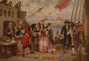 Captain Kidd im Hafen von New York, ca. 1930 von Jean Leon Gerome Ferris