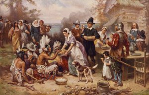 Das erste Erntedankfest 1621, ca. 1932