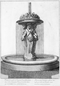 Entwurf für einen Brunnen, 1673 von Jean Lepautre