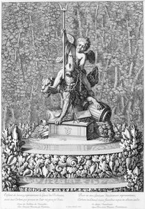 Brunnen mit dem Genius des Reichtums, Versailles, 1676 von Jean Lepautre