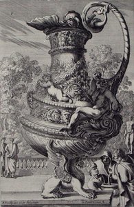 Gartenskulptur, veröffentlicht um 1670 von Jean Lepautre