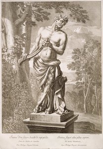 Statue eines Satyrs von Philip de Buyster in Versailles, 1675